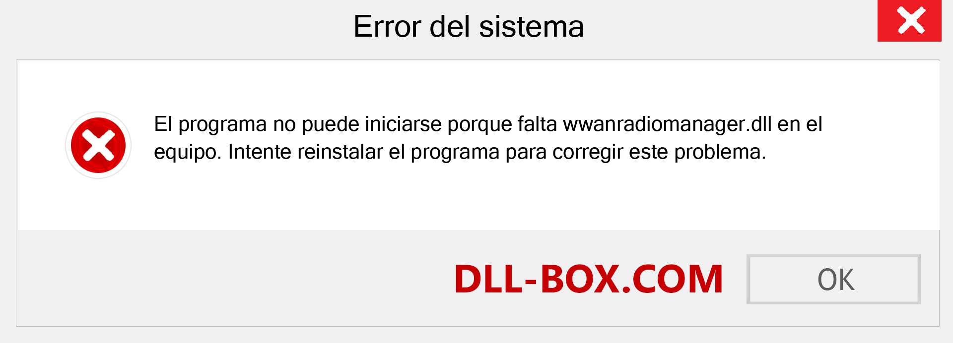 ¿Falta el archivo wwanradiomanager.dll ?. Descargar para Windows 7, 8, 10 - Corregir wwanradiomanager dll Missing Error en Windows, fotos, imágenes